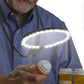2Pcs Magnetic Neck 3X Magnifier with Light for Reading