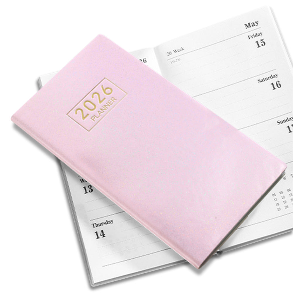 2026 Pocket Planner Calendar Portable A6 Daily Planner
