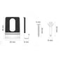 4Pcs Metal Mirror Holder Kit Loaded Mirror Hanger Clips Set