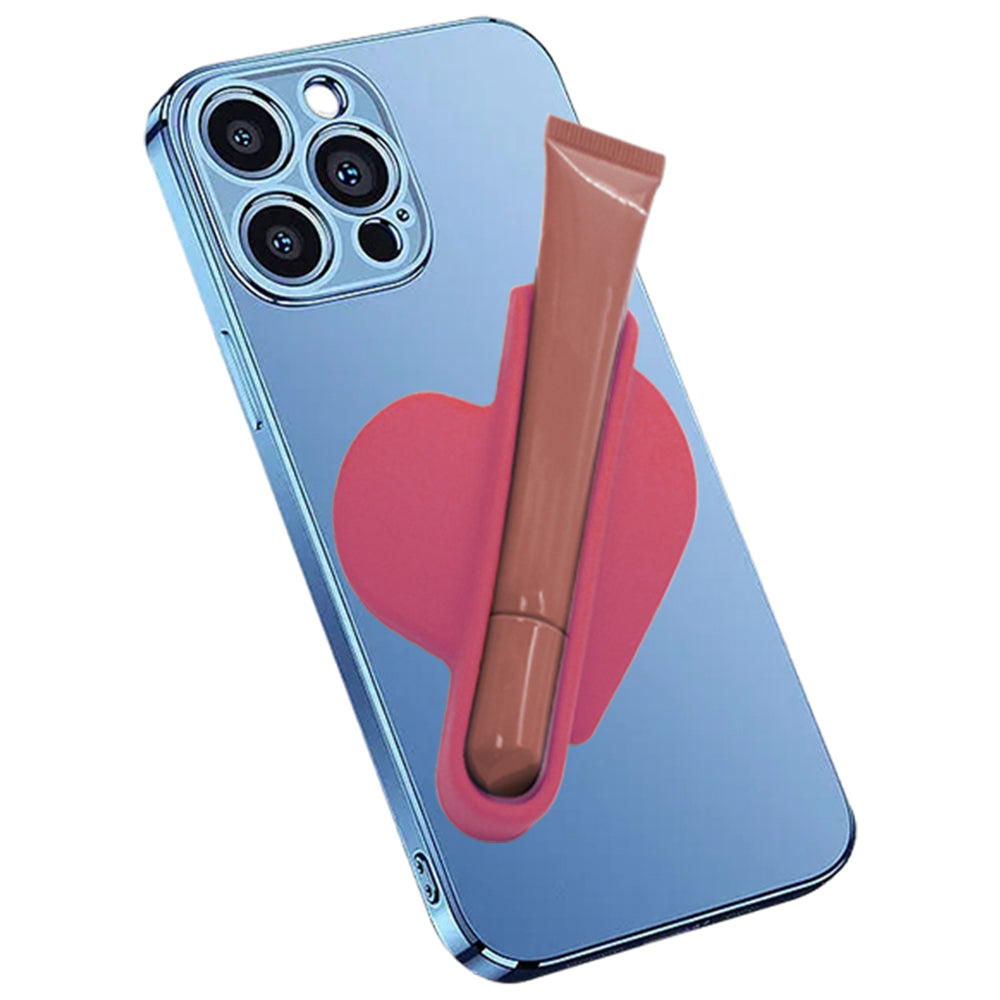 2Pcs Holder for Rhode Skin Lip Lipstick Holder for Phone Case Peel and Stick Silicone Cover