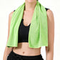 4pcs 100x30cm Reusable Cooling Towels with Storage Bag Carabiner