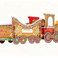 Santa Gift Train Christmas Cardboard Gift Box Present Holder Home Decoration