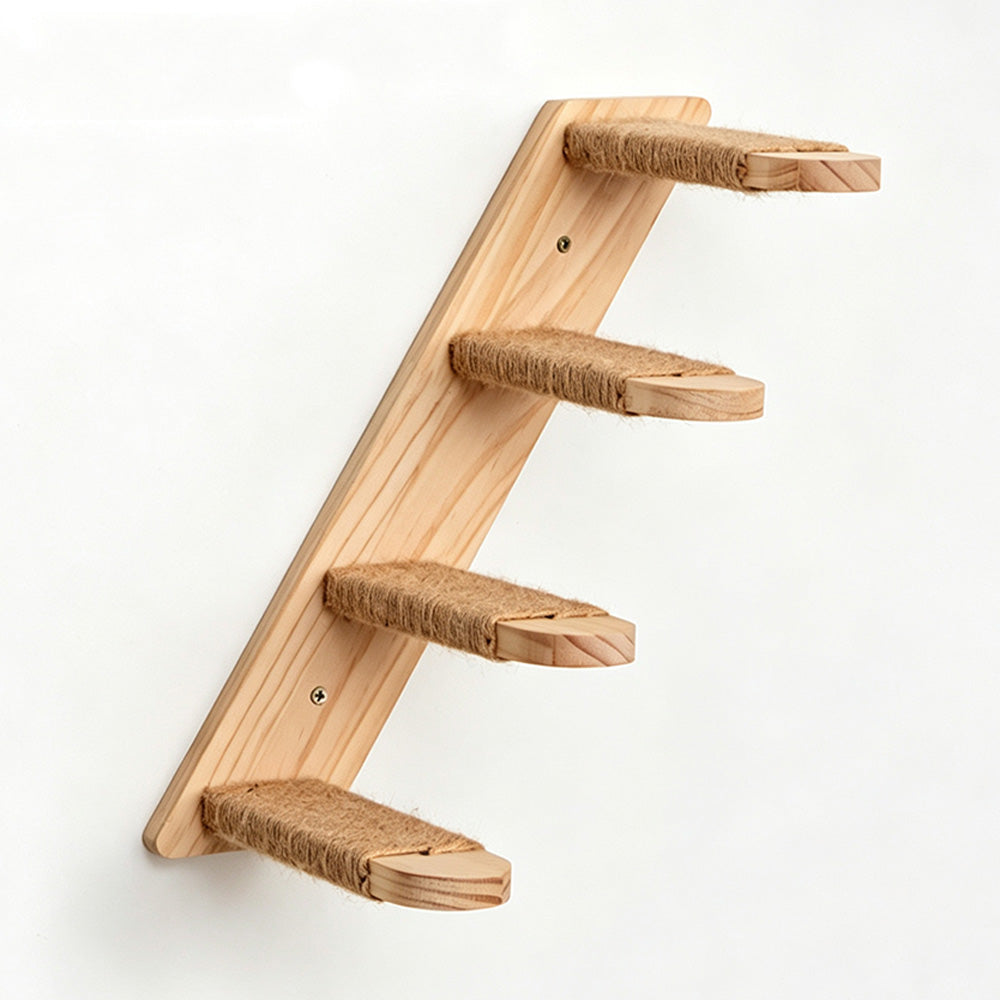 Wall Mounted Cat Climbing Shelf Cat Ladder Cat Wall Furniture Steps