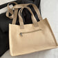 Large Canvas Tote Bag For Women With Compartments Crossbody Bag Purse Bag With Pockets