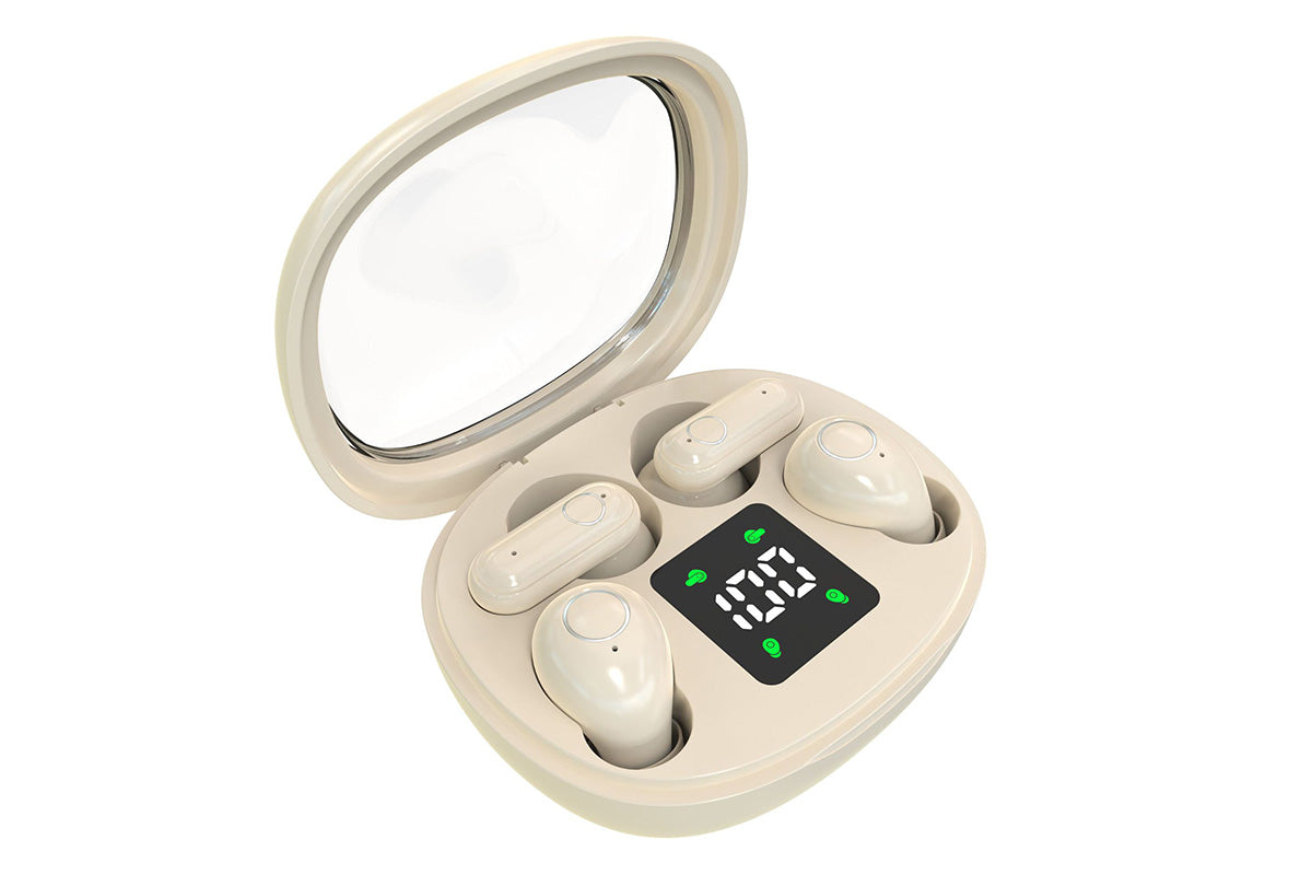 2 Pairs Wireless Earbuds Bluetooth Earphones with LED Digital Display Charging Case