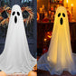 2Pcs Halloween Decoration Spooky Ghost Ornament with String Light