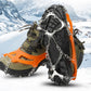 2Pcs Shoes Traction Cleats Ice Snow Grips with 10 Stainless Steel Spikes
