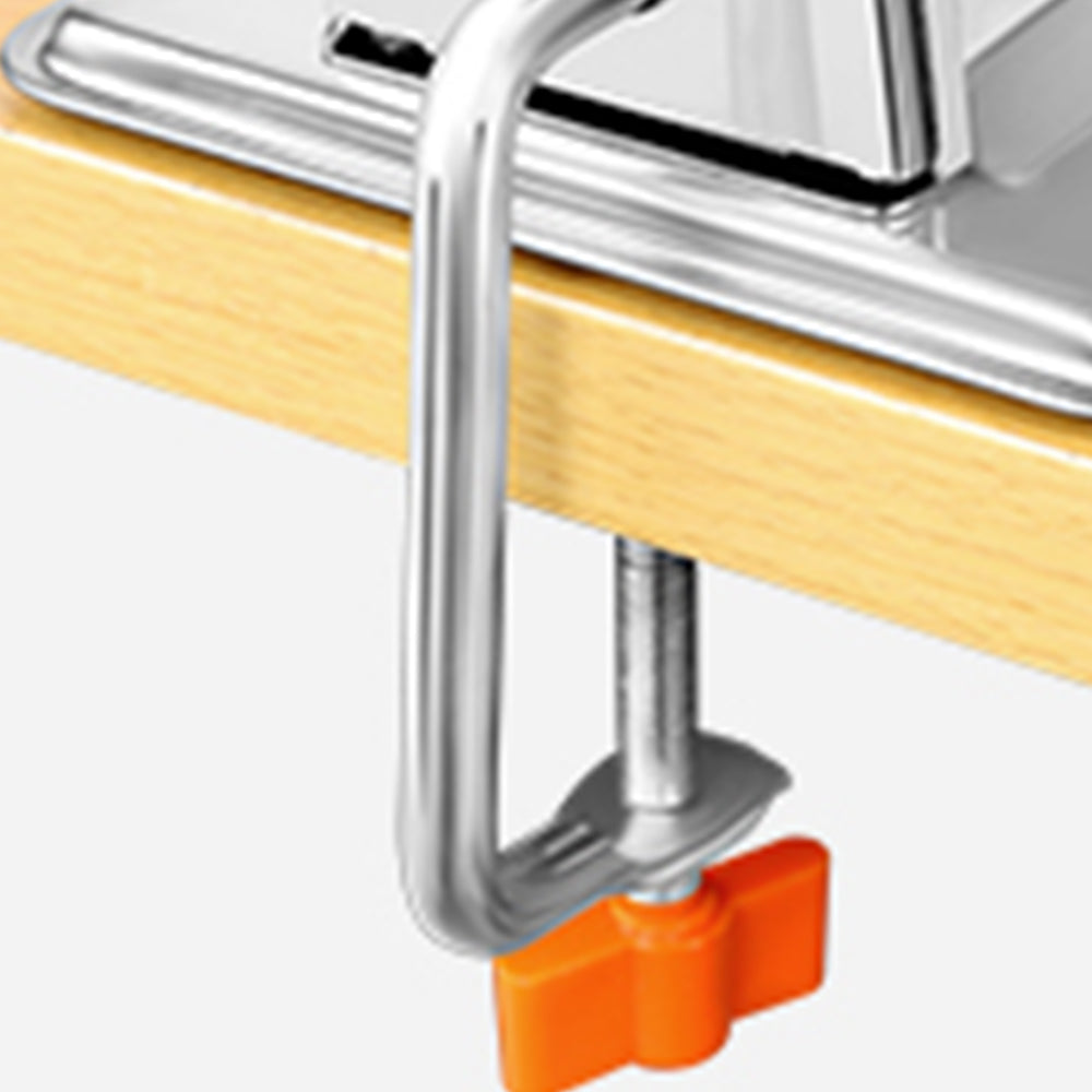 Stainless Steel Pasta Maker Machine with 6 Adjustable Thickness Settings For Spaghetti Fettuccine