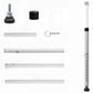 Adjustable Sliding Window Door Security Bar for Home Apartment Hotel