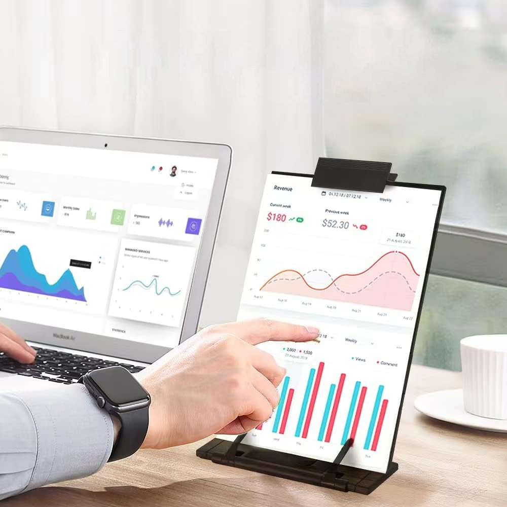 Foldable Desktop Document Holder Stand with 7 Adjustable Positions