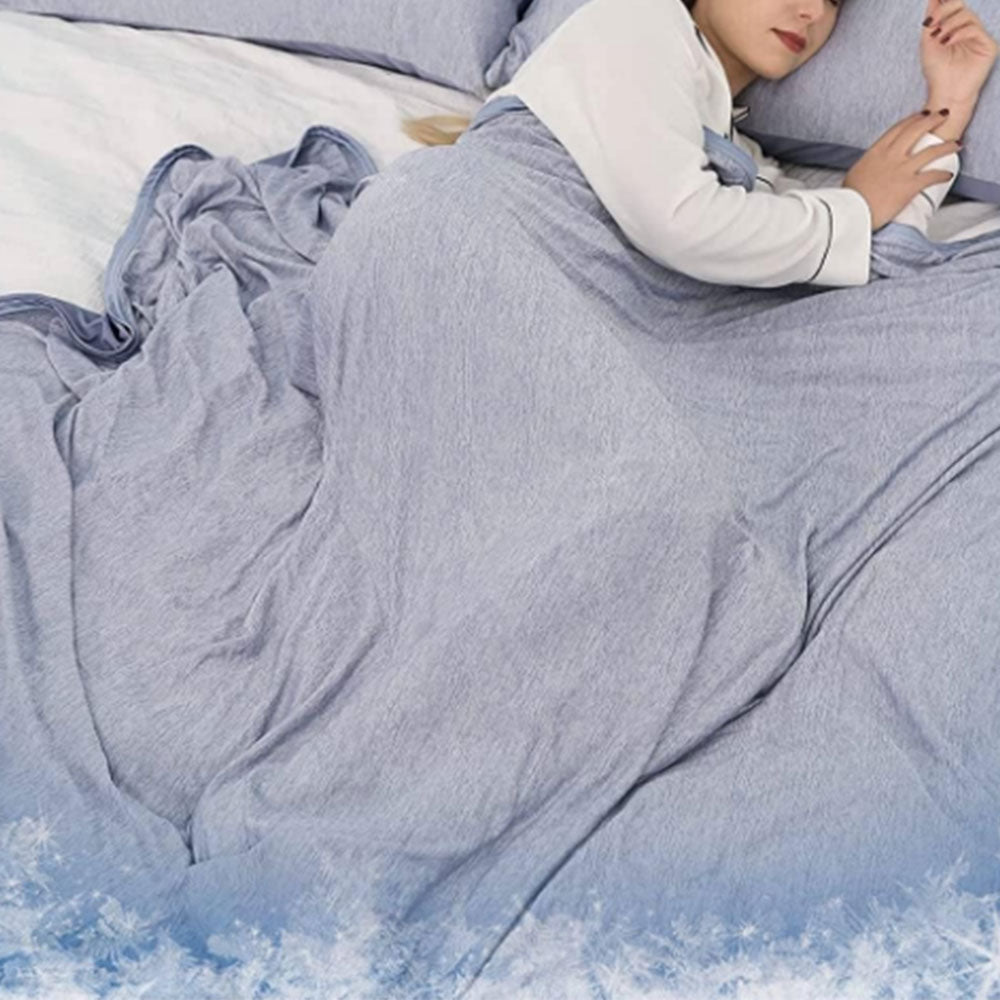 Summer Cooling Blanket for Hot Sleeper Absorbs Heat