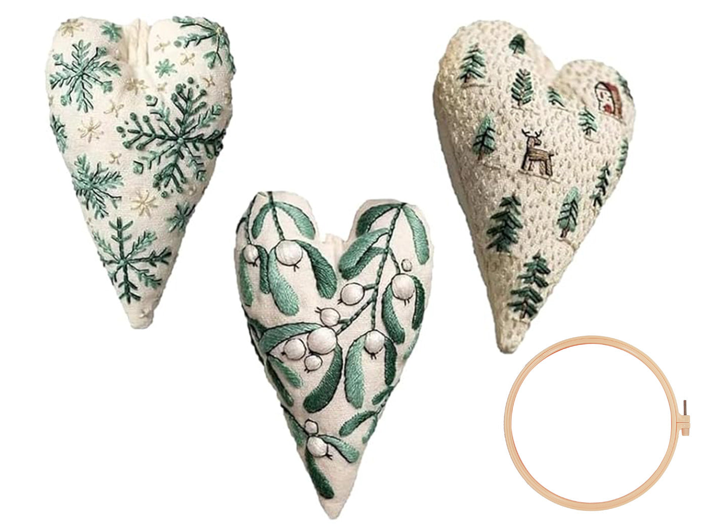 DIY Embroidery Christmas Ornament Kits Christmas Tree Hanging Ornament