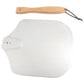 35.5x30.5CM Aluminum Pizza Spatula with Foldable Wooden Handle Pizza Peel Set