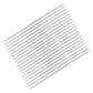20 Pack 304 Stainless Steel BBQ Skewers Flat or Round Easy Clean