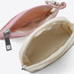2-In-1 Dual-Pouch Wristlet Zipper Pouch Set Wallet Coin Purse Card Holder