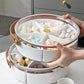 Divided Serving Tray with Lid and Handle Snack Platter Organizer