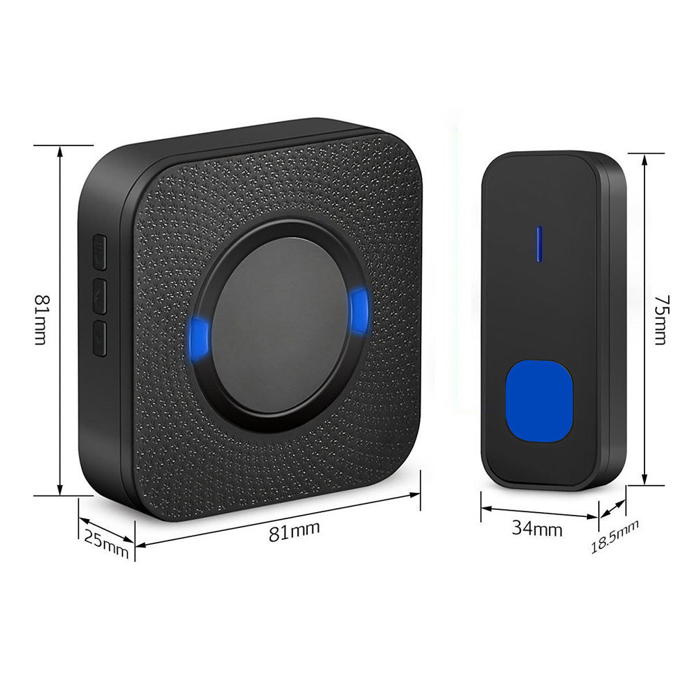 Adjustable Volume Wireless Doorbell Set 300M Range