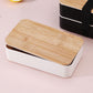 Bento Box 2 Layer Stackable Leak-Proof Japanese Lunch Box with Spoon Fork