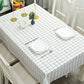 2-Pack PVC Tablecloth Waterproof Oilproof Checkered Pattern