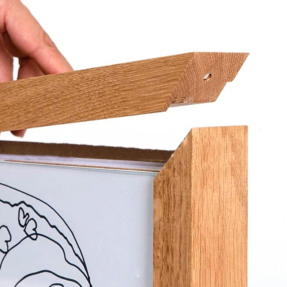 Magnetic Wooden Artwork Display Frames