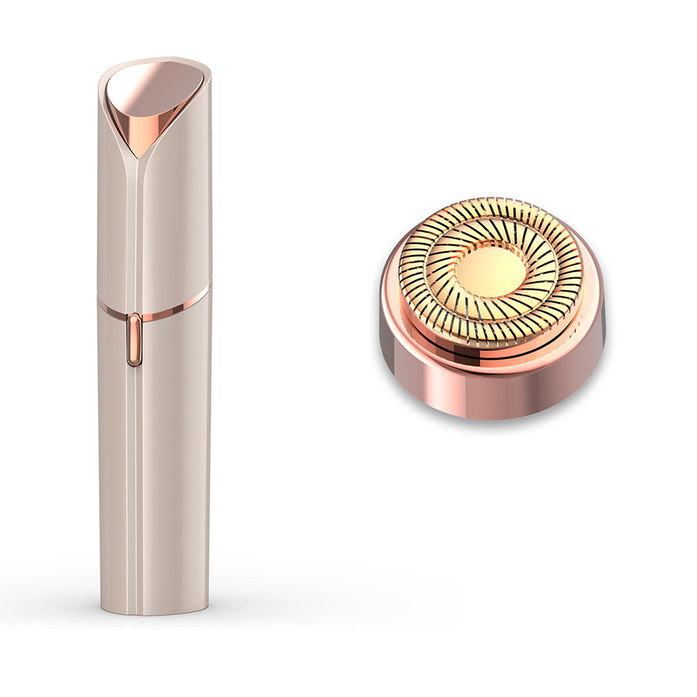 Rechargeable Womens Facial Hair Remover USB Face Shaver for Lip Chin Cheek