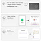 Rechargeable Thin Wallet Tracker Card Works with Apple Find My App