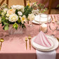 10 Pack Polyester Satin Dinner Napkins for Weddings Hotels Dining