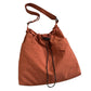 Nylon Crossbody Shoulder Tote Bag Large Capacity Drawstring Bucket Bag