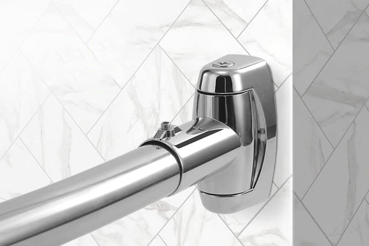 Curved Shower Curtain Rod Stainless Steel Shower Rods for Bathroom Bathtub