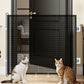 Retractable Mesh Pet Barrier Dog Gates Safety Fence For Stair Doorways Hallways
