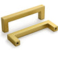 2X 12mm Square Stainless Steel Kitchen Cabinet and Door Handle