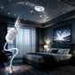 2 in 1 Galaxy Projector Starry Sky Night Light USB Projection Films Lamp
