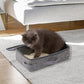 Foldable Portable Travel Litter Box for Cats Waterproof Lightweight & Easy to Clean