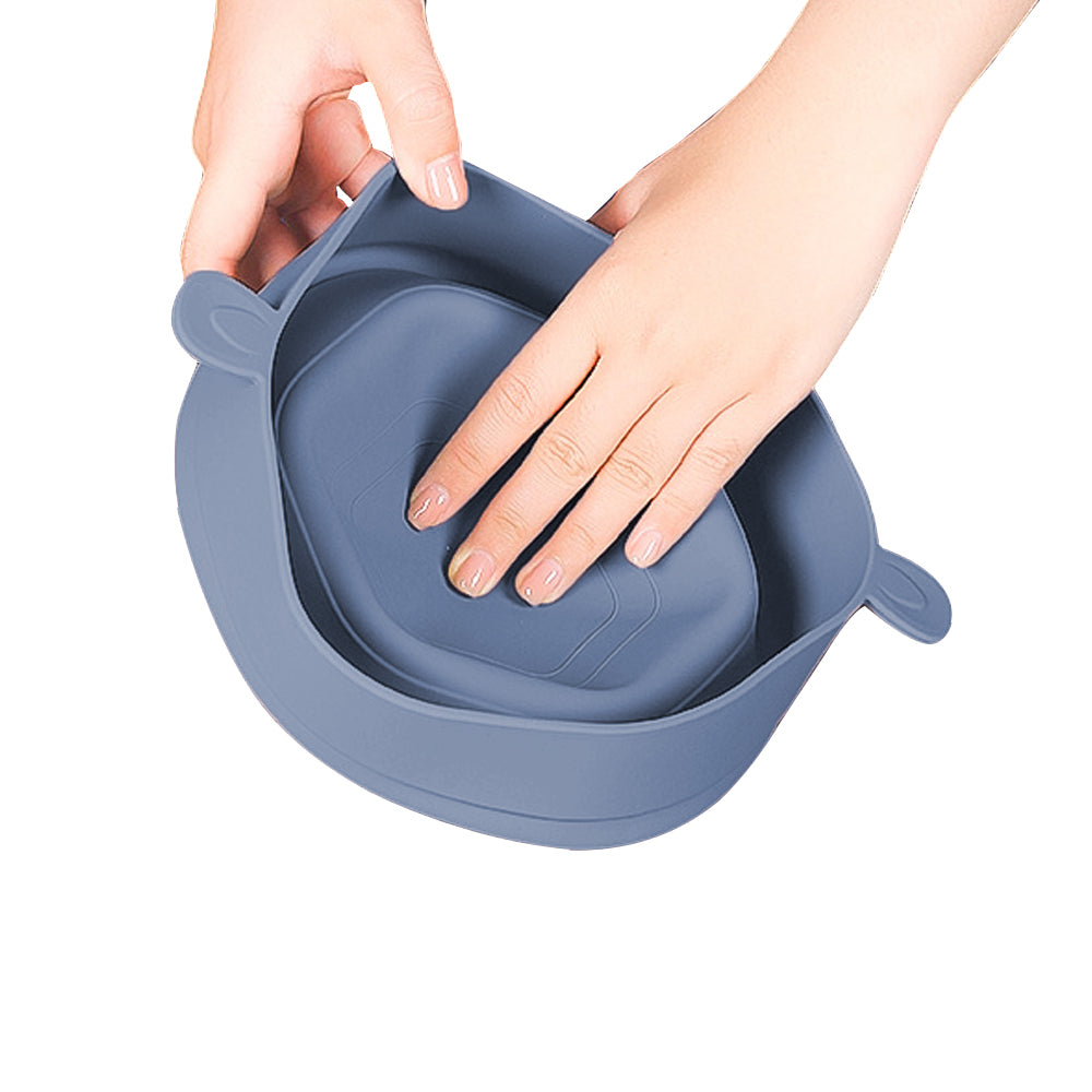 Microwave Popcorn Popper Silicone Popcorn Bowl With Lid