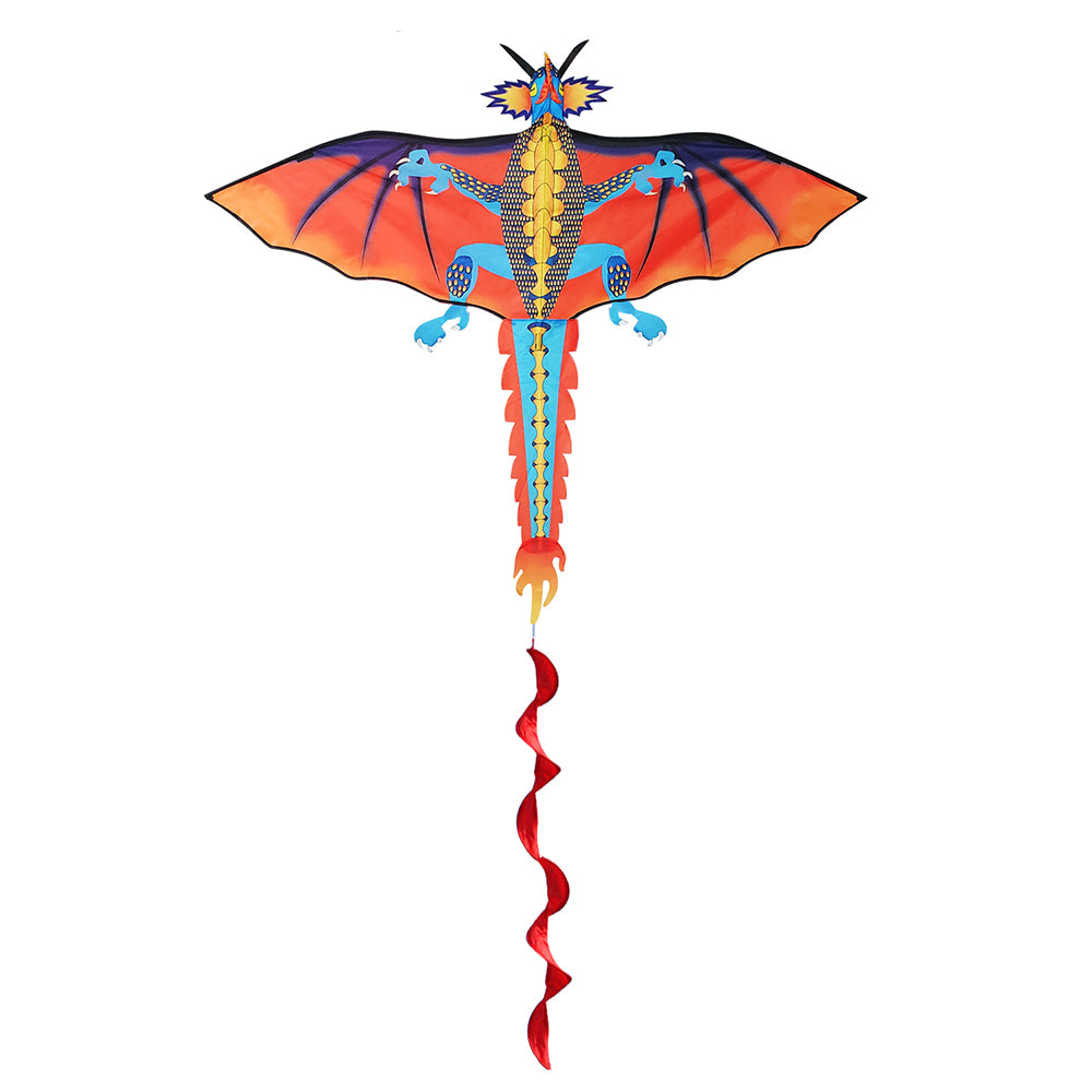 Classical Stereoscopic Dragon Kite With Tail and Flying Tool