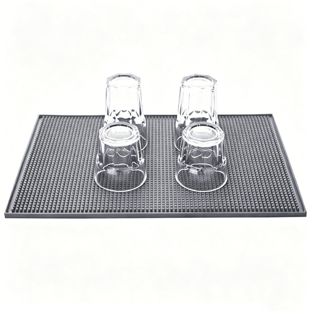 Bar Mat Non Slip Drying Mat for Countertops 45x30cm PVC Bar Service Mat for Home Bar