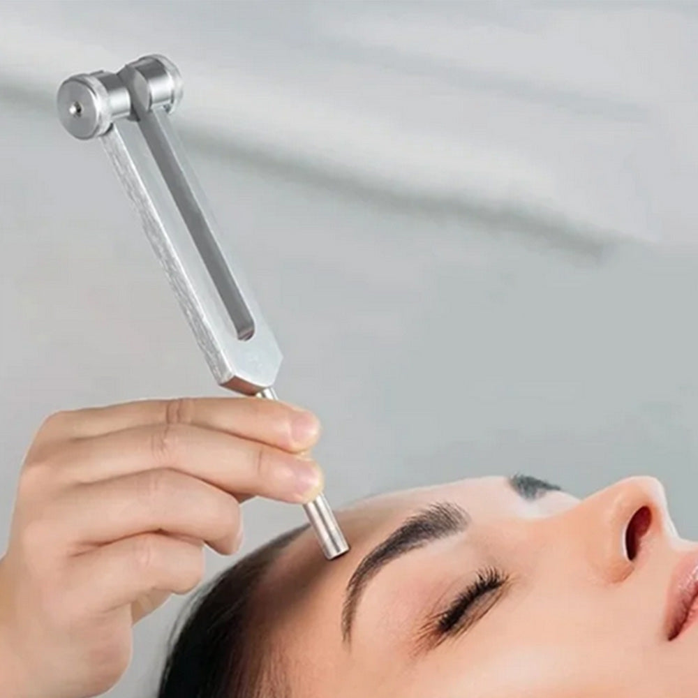 128Hz Tuning Fork with Reflex Hammer for Sensory Use – Aluminum Alloy Tuning Fork