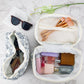 3Pcs Set Floral Cotton Cosmetic Bag