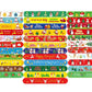 100Pcs Slap Bracelets Party Bracelet Gifts Birthday Decorations for School Holiday