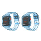 2Pcs Transparent Sports Wristband Replacement Strap for Apple Watch