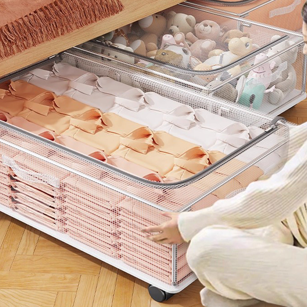 Under Bed Storage Containers With Wheels Under Bed Storage Drawers For Shoes Blankets Clothes