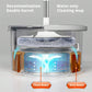 360 Degree Rotatable Mop Bucket Kit with 4 Mop Towels