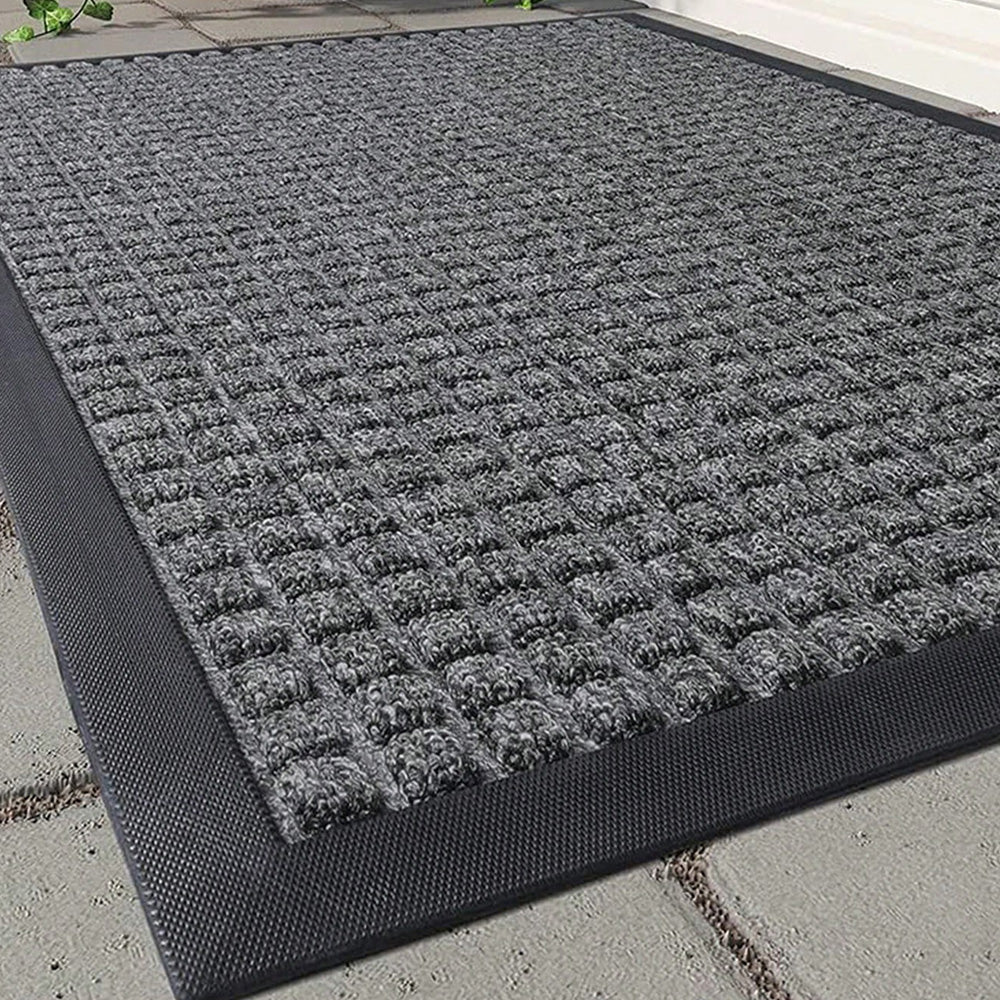 45x75cm PVC Entrance Floor Mat with Slip Resistant Rubber Backing