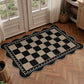 Vintage Low Pile Rug Washable Mat for Living Room Bedroom-Style 1
