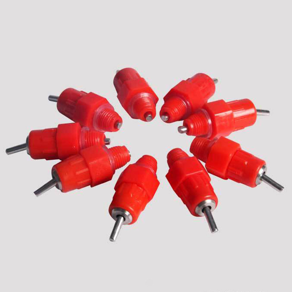 10 Pcs Automatic Poultry Water Nipple Drinkers for Chicken Duck Bird