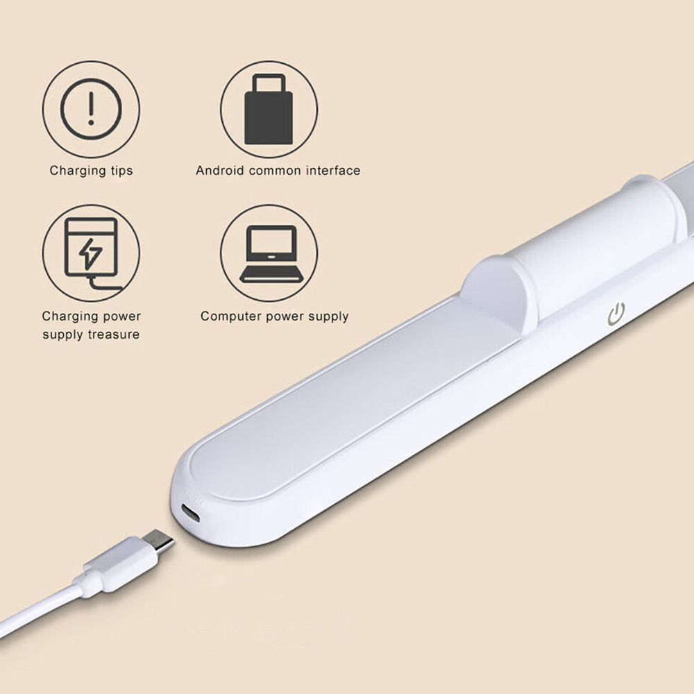 2Pcs LED Magnetic Dimmable Hanging Desk Reading Light