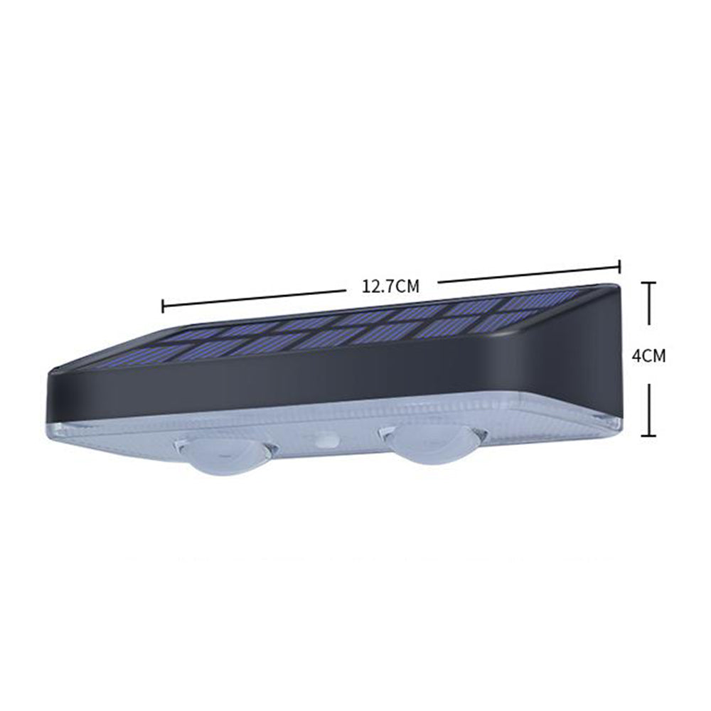 LED Solar Powered Fence Lights Deck Door Wall Stair Step Outdoor Lamp
