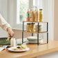 2Pcs Wooden Cabinet Shelf Organizers Kitchen Counter Shelves