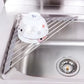 Triangle Roll-Up Dish Drying Rack For Sink Corner Sink Kitchen Drainer And Organizer