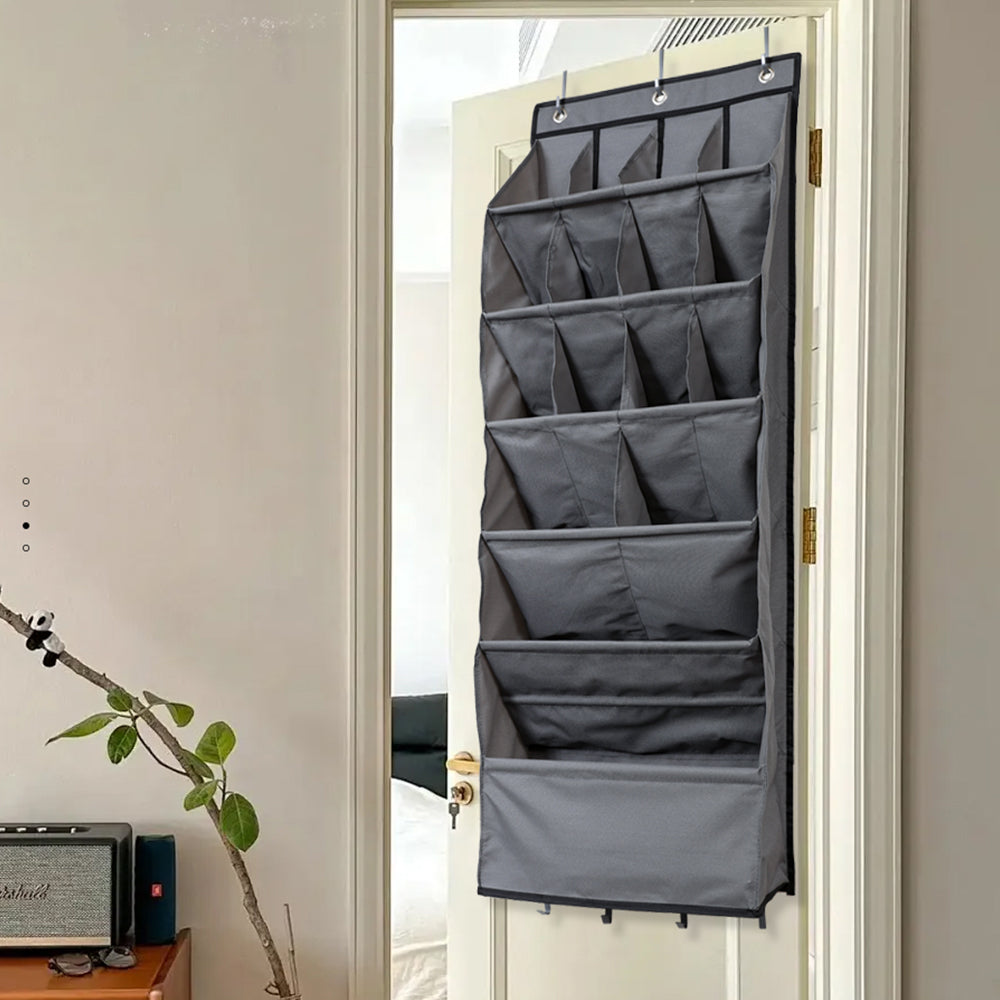 16-Grid Narrow Hanging Shoe Rack